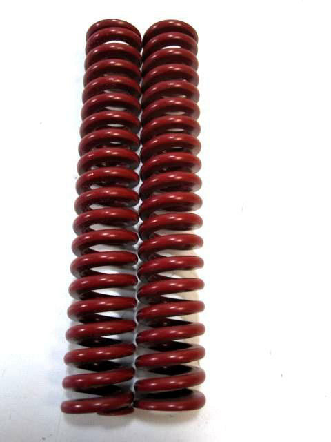 Raymond (205-418) 25/32 x 4-1/2" Red Chromium Alloy Steel Die Springs - Lot of 2