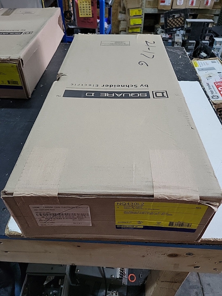 NEW Square D NQ430L2 Panelboard Interior 225 Amp 30 Circuit 240V 3-Phase