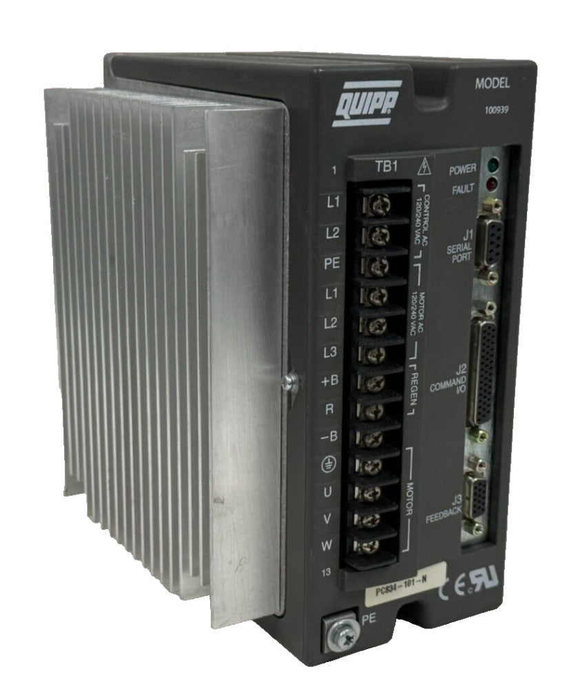 USED PACIFIC SCIENTIFIC / QUIPP PC834-101-N SERVO DRIVE 100939