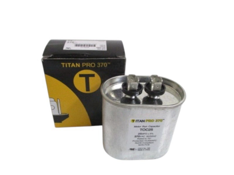 TITAN PRO TOC25 MOTOR RUN CAPACITOR 370VAC NSMP