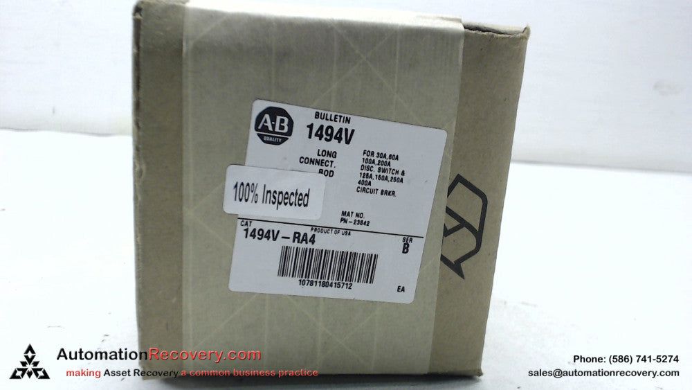 ALLEN BRADLEY 1494V-RA4 SERIES B, LONG CONNECTING ROD, NEW #320682