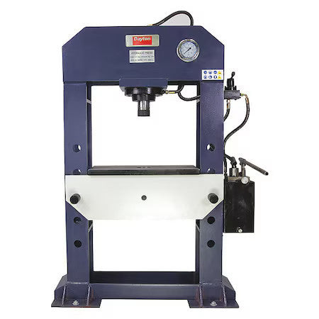 Palmgren 467L12 Hydraulic Press,Manual,Overall 87" H