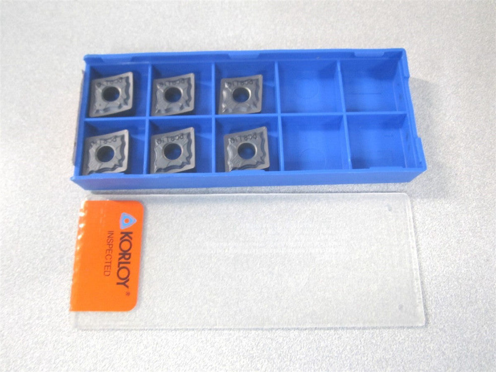 Korloy (1-02-034716) CNMG120408-HA Carbide Turning / Boring Insert - Pack of 6