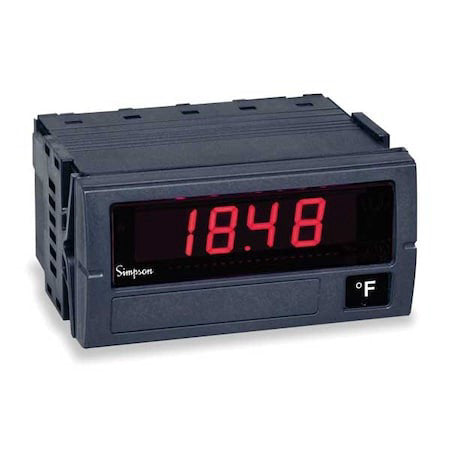 Simpson Electric F45-1-80-0-F Digital Panel Meter,Temperature