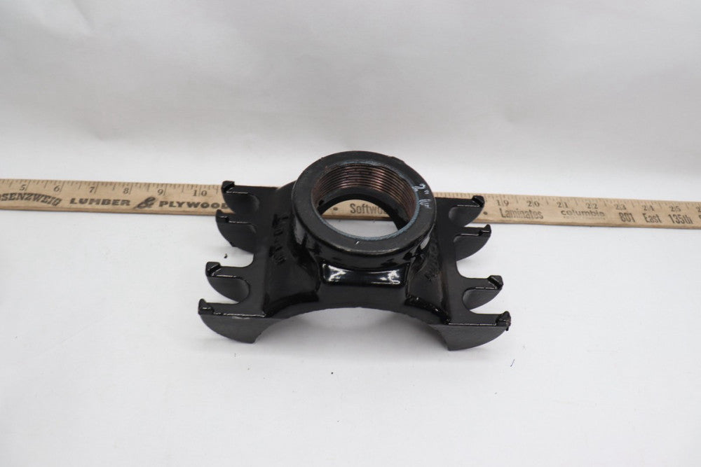 Stainless Steel Double Strap Saddle Black 2" 285-045072 - No Straps - Incomplete
