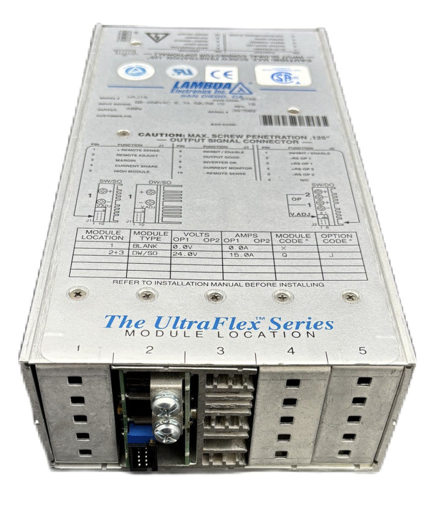 Lambda Ultraflex UAJ1Q 400W 24V 15A Power Supply