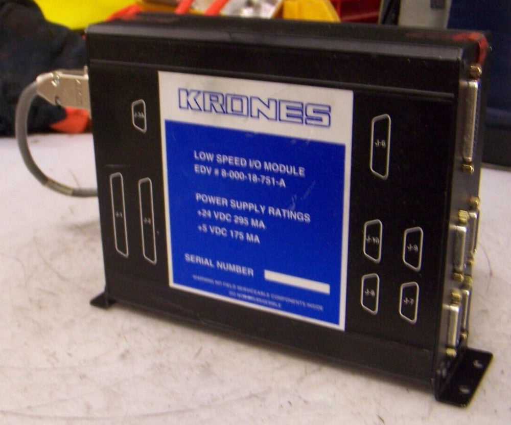 KRONES LOW SPEED I/O MODULE 8-000-18-751-A