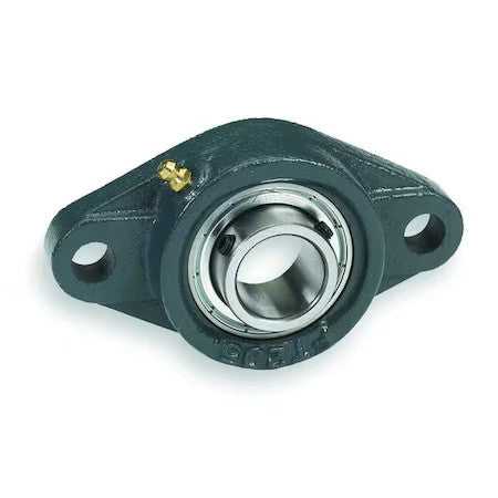 Dayton 3Fcw4 Flange Bearing,2-Bolt,Ball,2" Bore