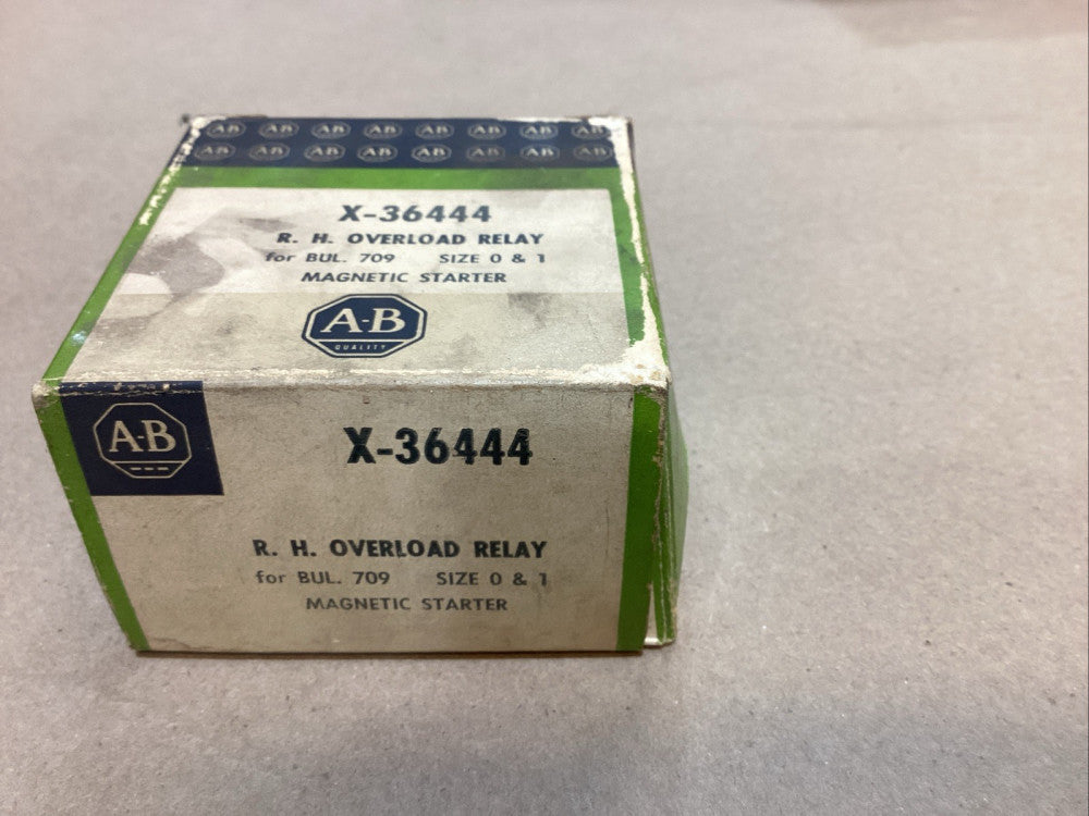 ALLEN BRADLEY X-36444 OVERLOAD RELAY
