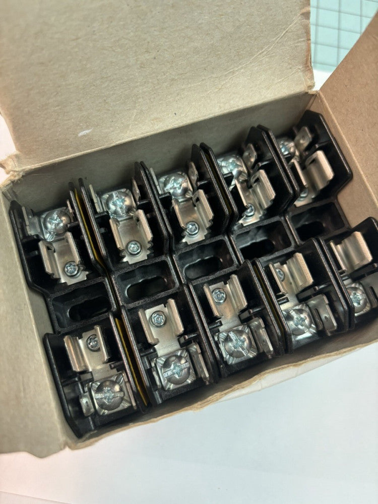10- NEW Buss BM6031PQ 30Amp 600V 1-Pole  Fuse Block Tron