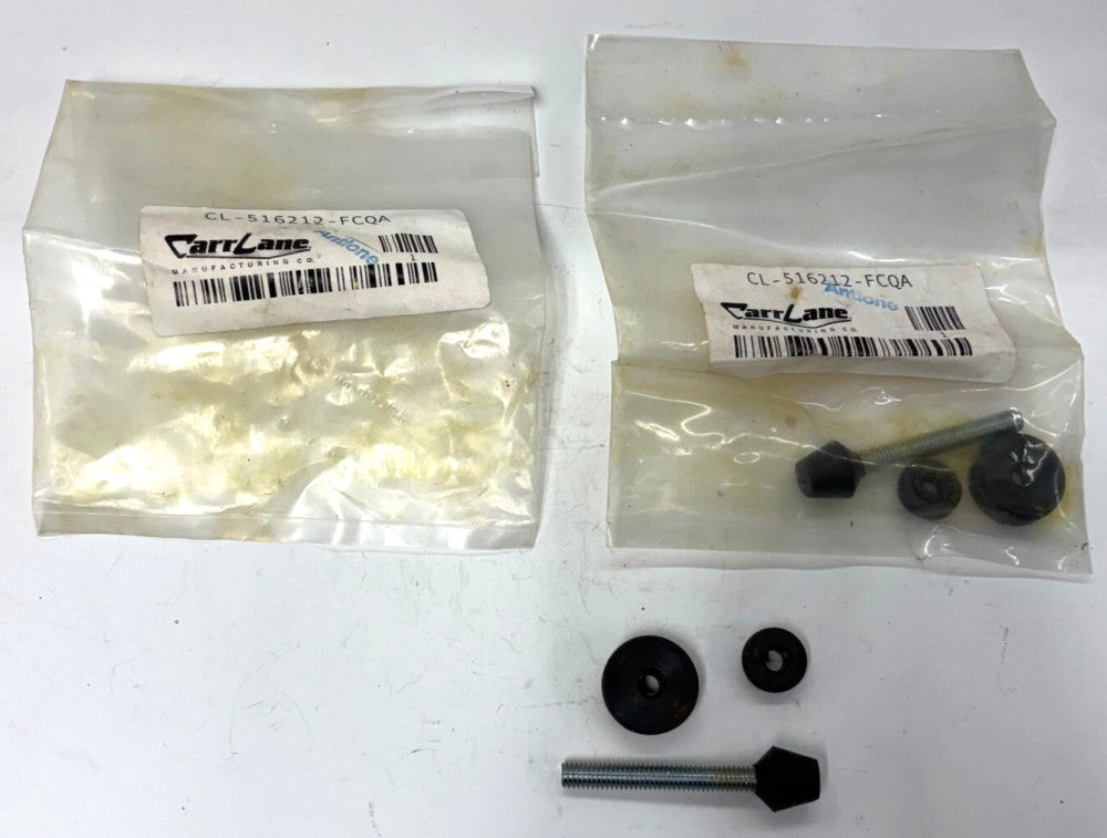 CARR LANE FLAT CUSHION SPINDLE CL-516212-FCQA LOT OF 2 THREAD 5/16"-18 LENGTH 3"