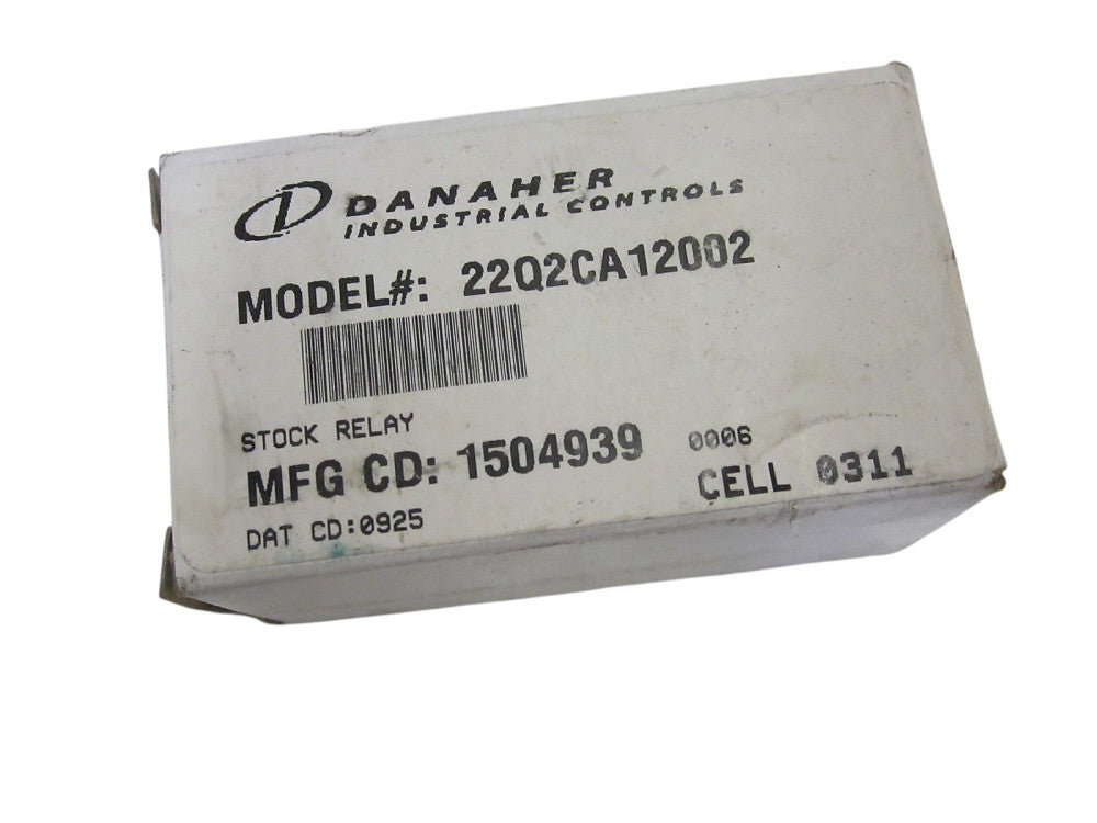 DANAHER 22Q2AC12002 RELAY 120V UNMP