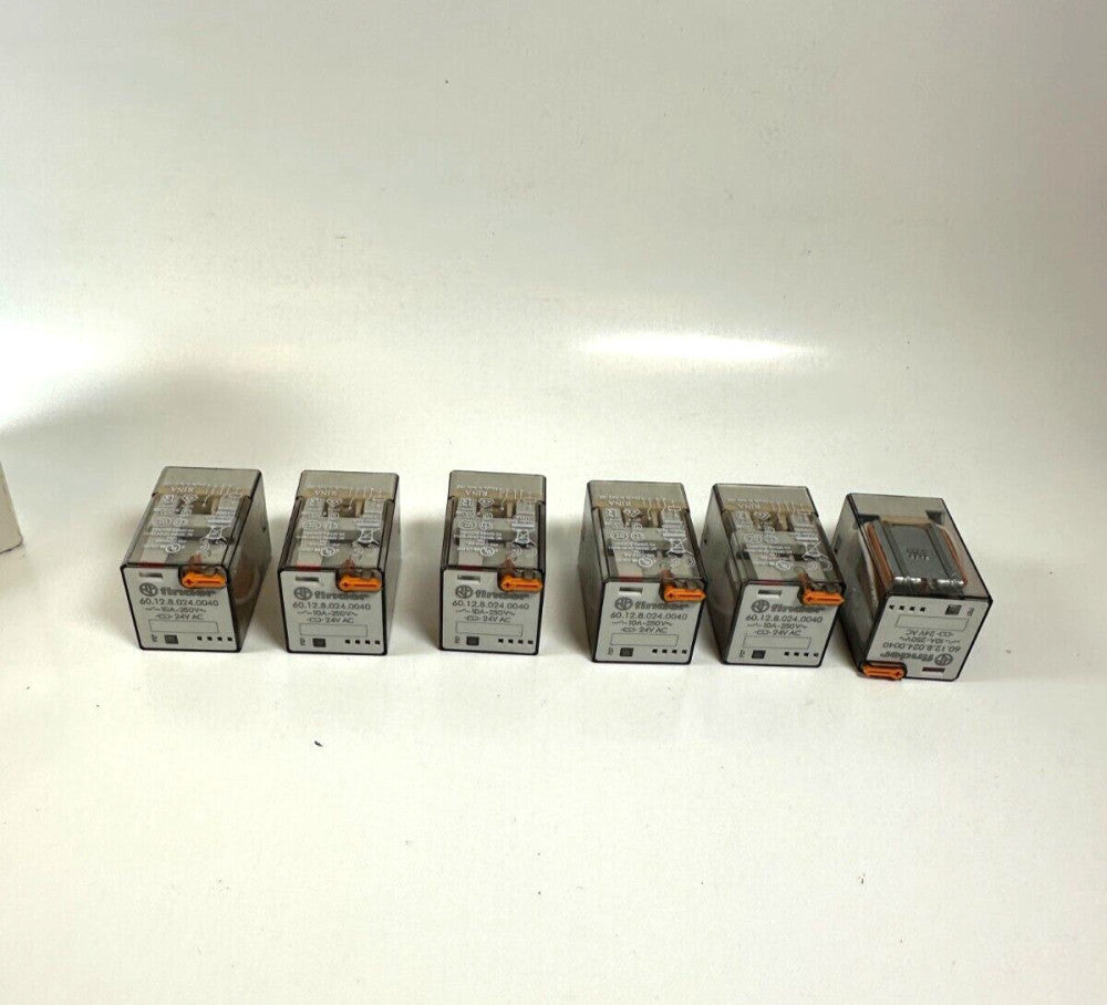 Finder 60.12.8.024.0040 General Purpose Bases 24VAC 10A 250V (Lot of 6) New