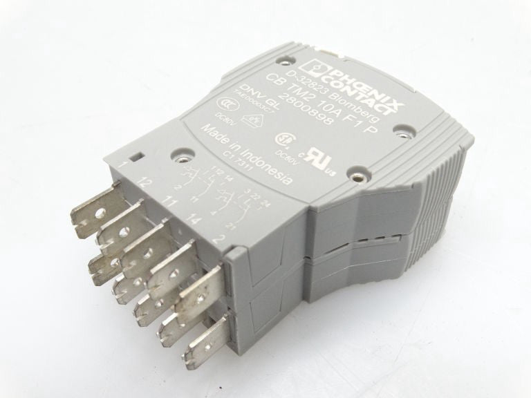 PHOENIX CONTACT CB TM2 10A F1 P Circuit Breaker - New In Box