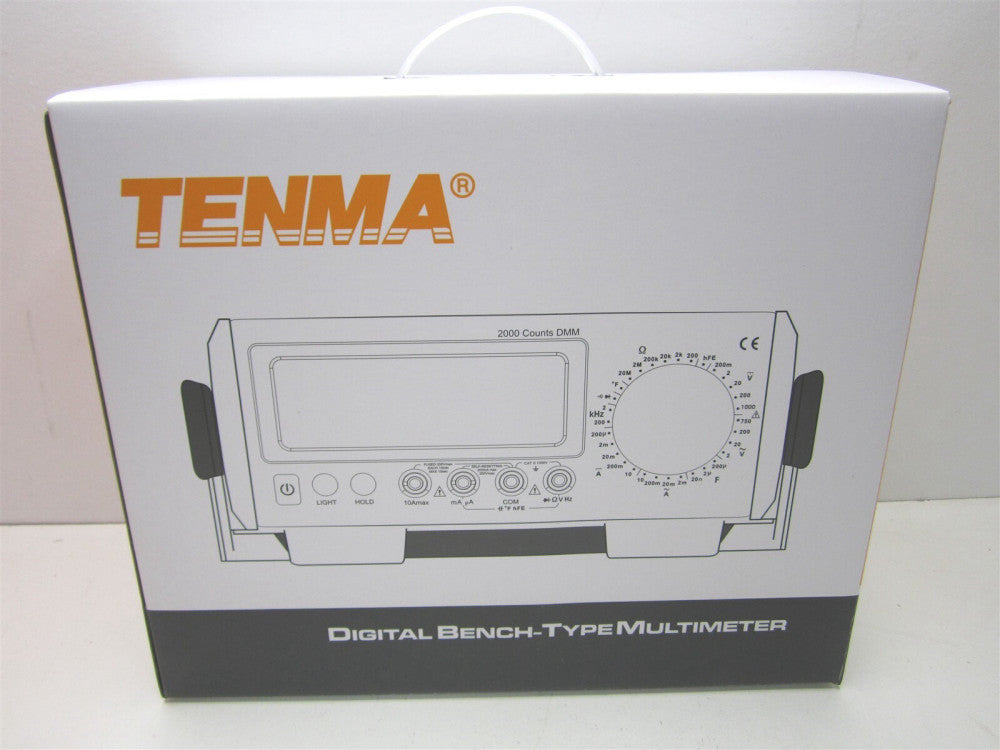 Tenma (72-1055) Auto, Manual Range 1 kV 10 A 3.5 Digit Bench Digital Multimeter 