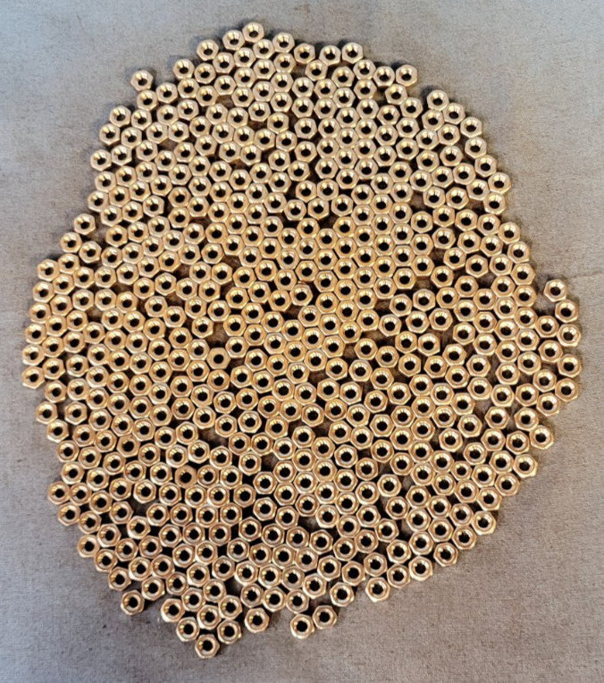 FINISHED HEX NUT M4 (LOT OF 300)