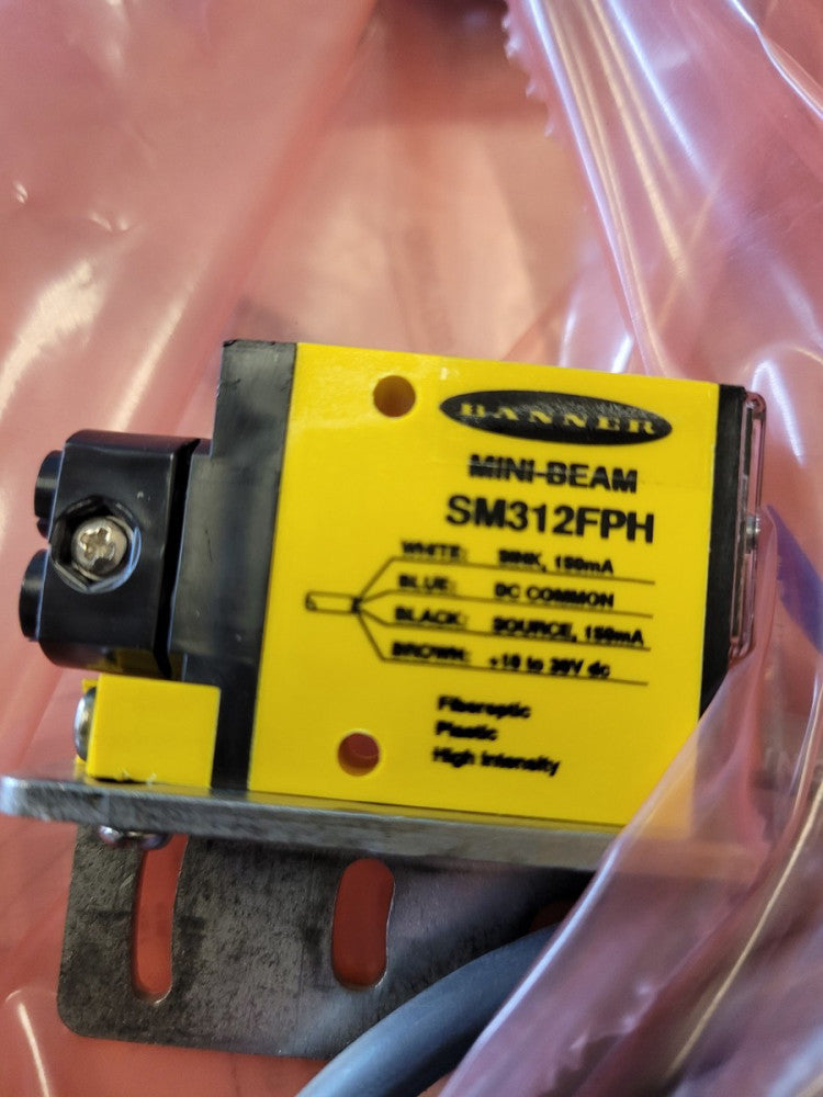 BANNER SM312FPH MINI BEAM FIBER OPTIC AMPLIFIER, SM312FPH ( S1-C213)