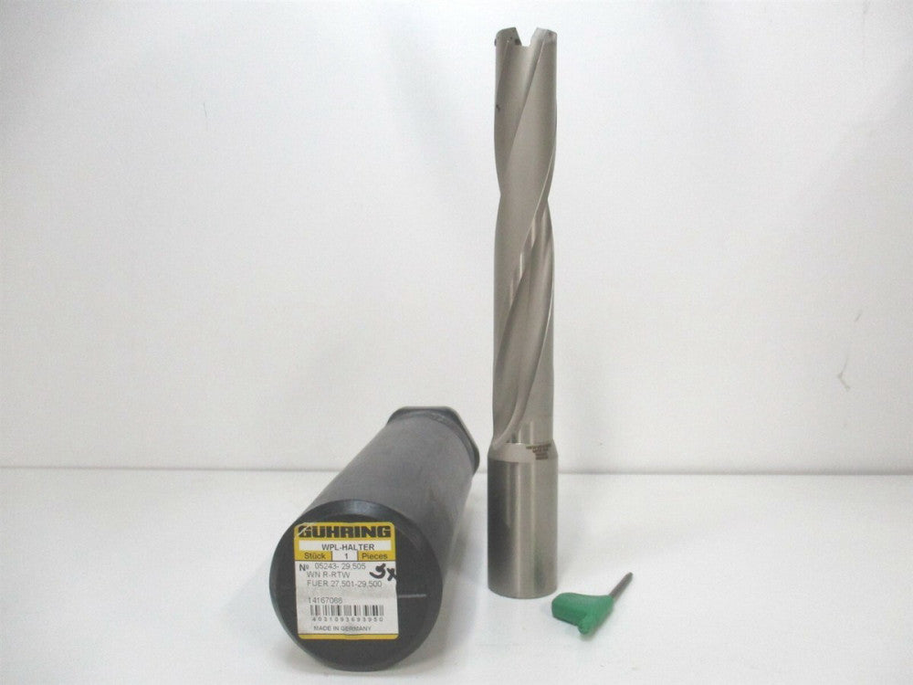 Guhring (4031093693950) 27.51mm - 29.50mm Coolant Through Replaceable Drill-Tip