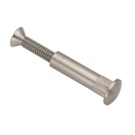 Zoro Select Z5127 Arch Barrel, #10-32, 3 In Brl Lg, 5/16 In Brl Dia, Stainless