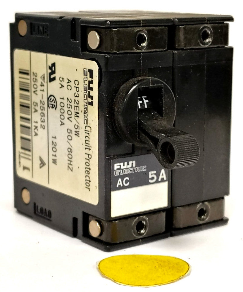 FUJI ELECTRIC CIRCUIT PROTECTOR CP32EM/5W AC 250V 50/60HZ