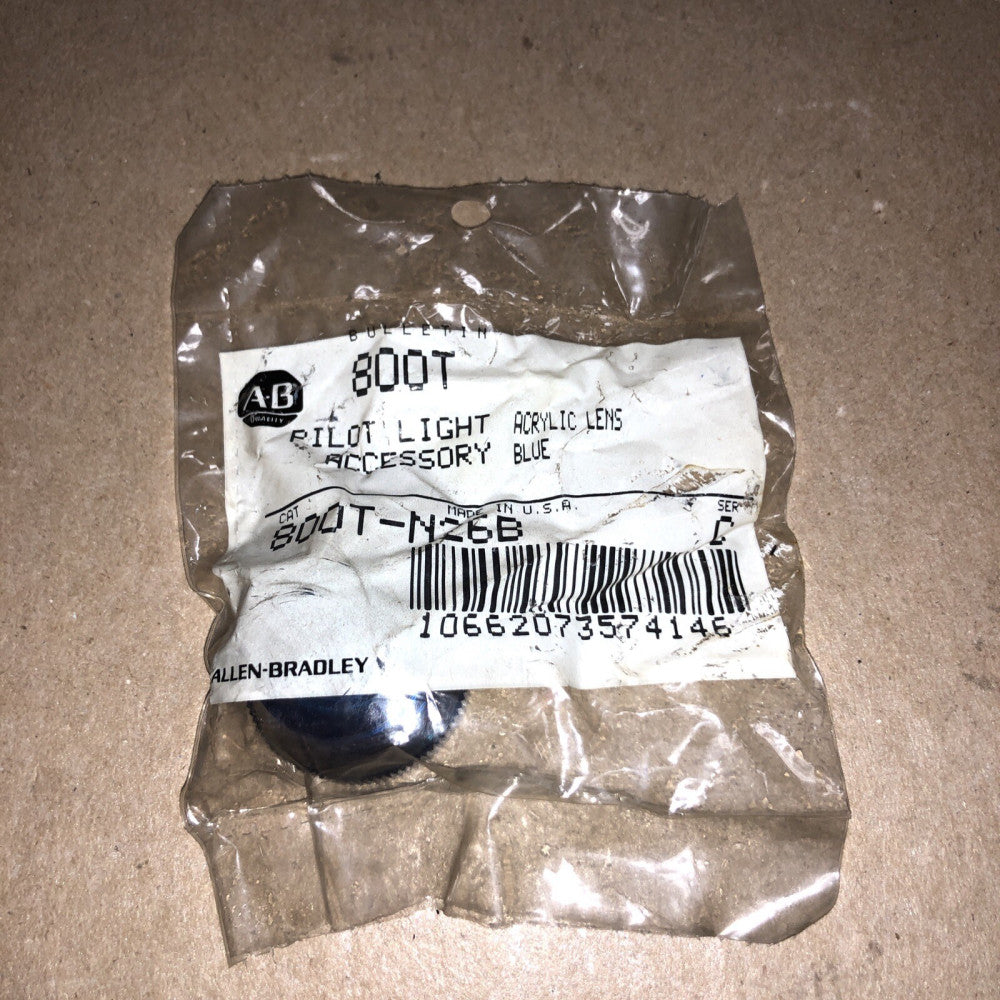 NOS Allen Bradley 800T-N26B Series A Blue Color Cap Light.   E82