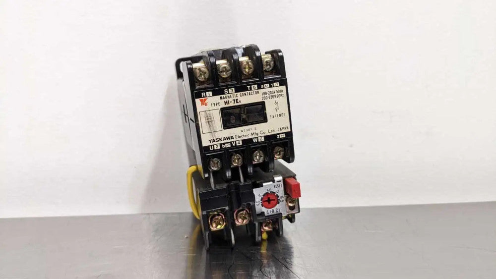 Yaskawa HI-7E Magnetic Contactor RH-15 Thermal Relay 0.43-0.67A