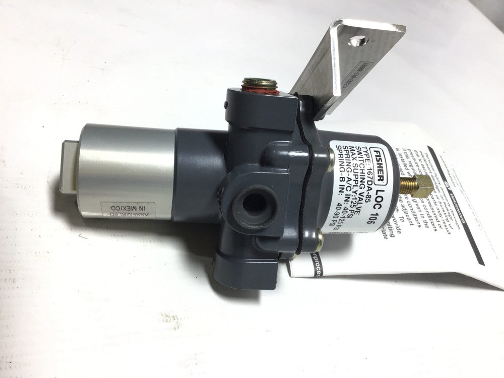 Fisher 167DA-85 - LOC 105 Locking Switching Valve 125PSI Max Supply 40/90PSI ...