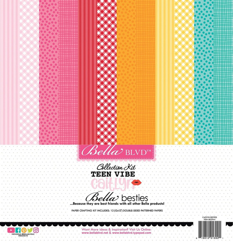 Bella Blvd Kit 12"X12" Teen Vibe Caitlyn 5A002BMW-1GF5F