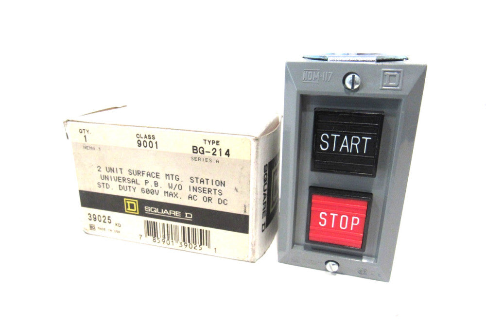 NEW SQUARE D 9001-BG214 PUSHBUTTON STATION 9001BG214