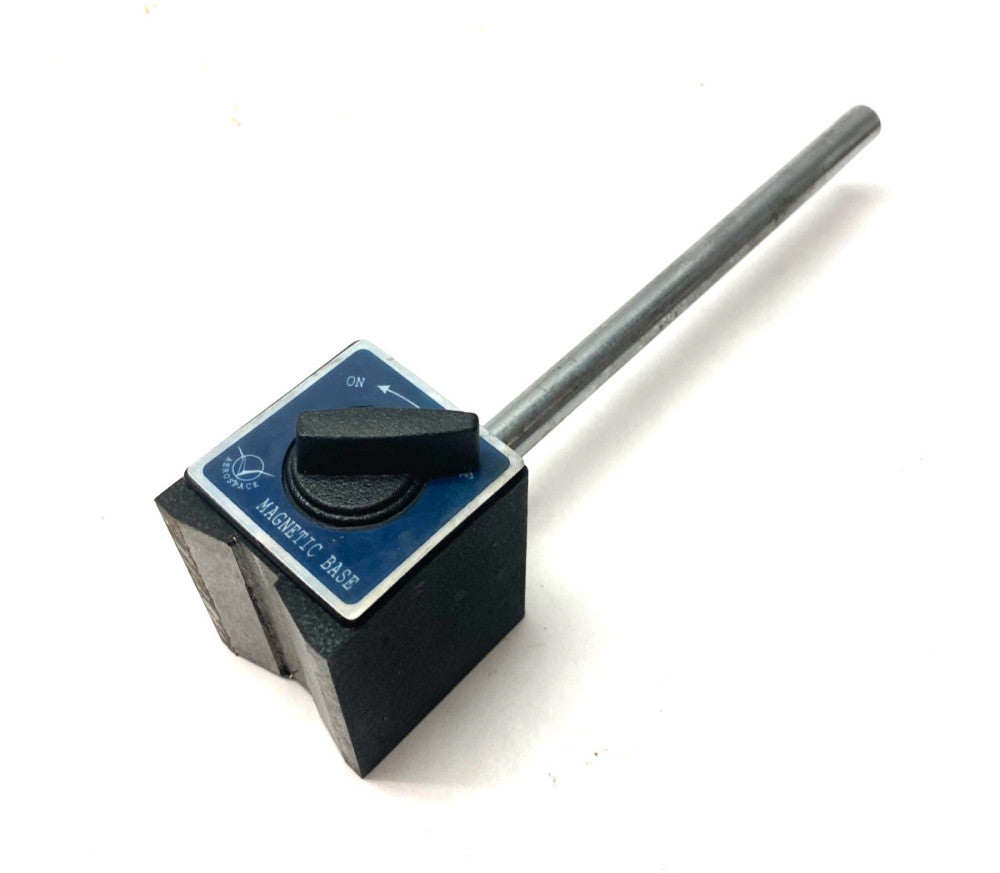 Aerospace Magnetic Base Test Tool/Indicator Holder 7" Post, 9" Overall Height