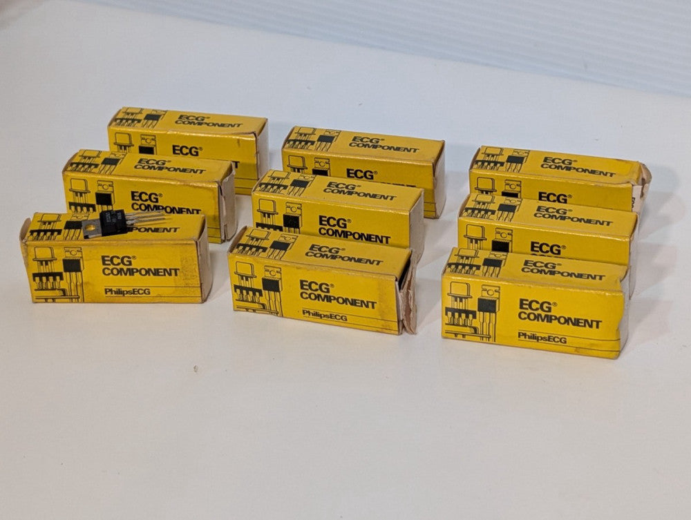 Lot of 9: Philips ECG263 general purpose vintage BCE transistor ECG components