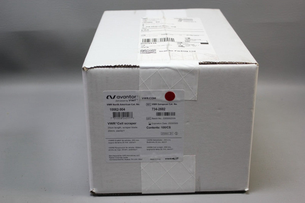 NEW BOX OF 100 AVANTOR/VWR CELL SCRAPER 10062-904