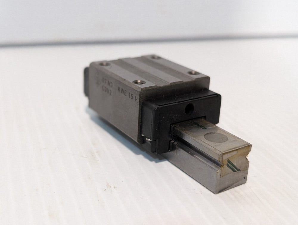 B7 N3 KWE 15H G3V2, Linear Bearing Guide Block w/ Guide Rail