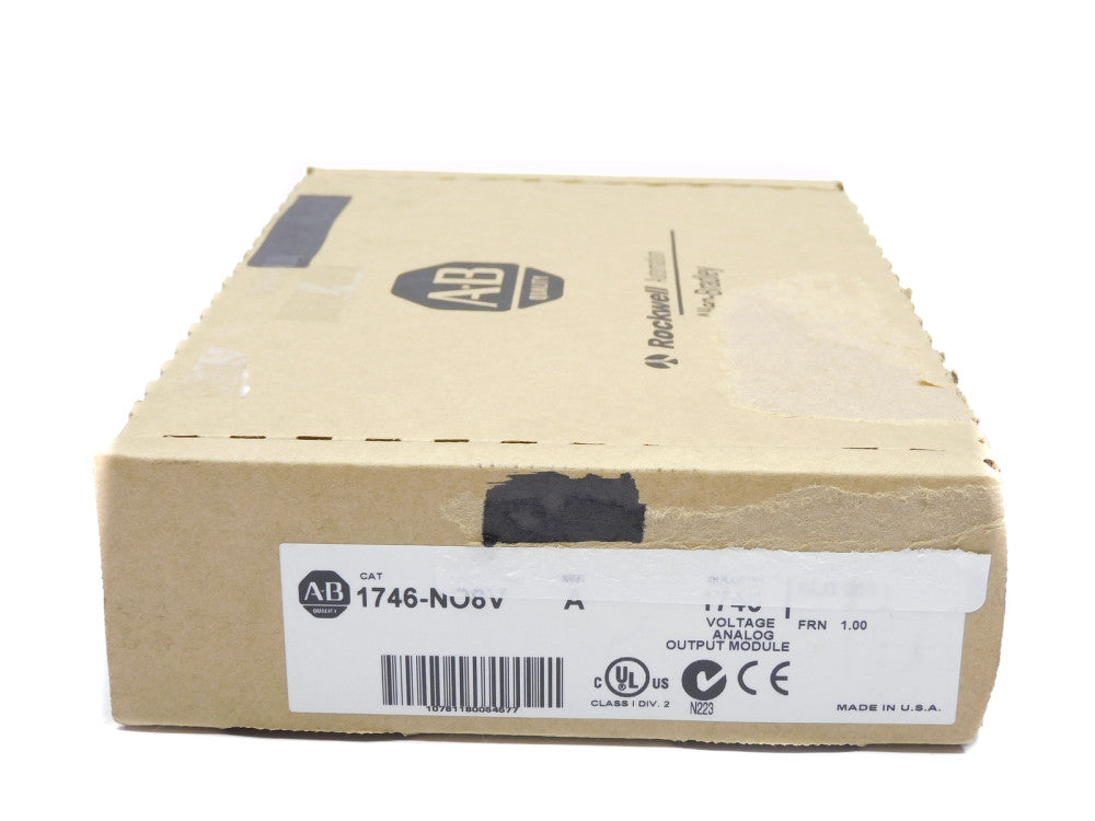 ALLEN BRADLEY 1746-N08V SER. A F/W 1.00 DATE: 2017 REMAN