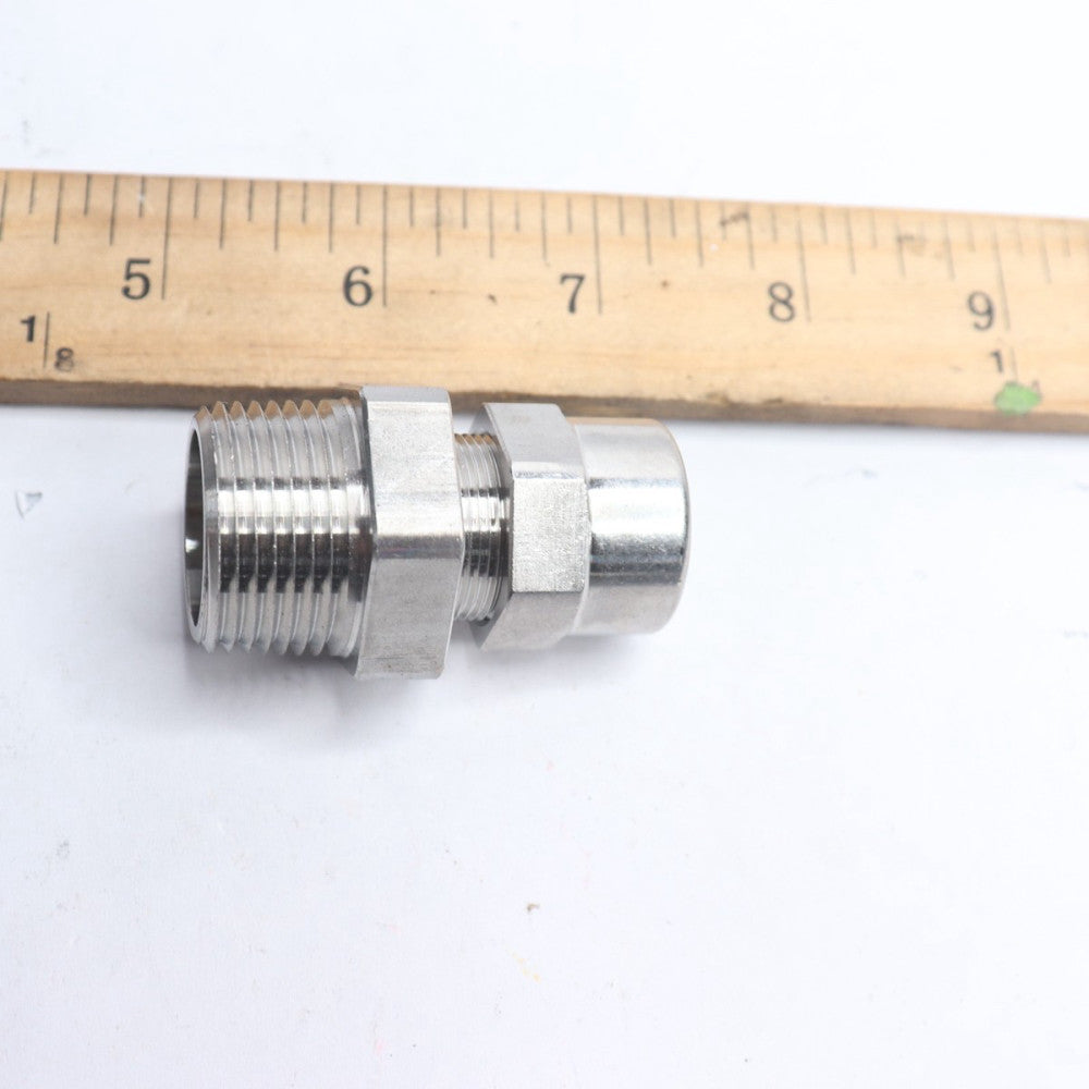 Adapter Compression Steel Male Pipe 3/4" x 5/8"