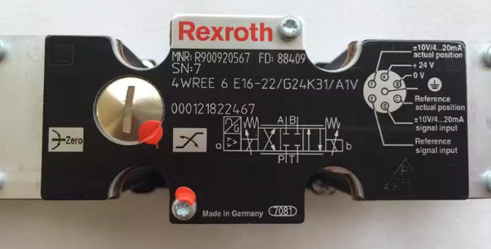 One Brand New BOSCH REXROTH 4WREE6E16-22/G24K31A1V Proportional Valve