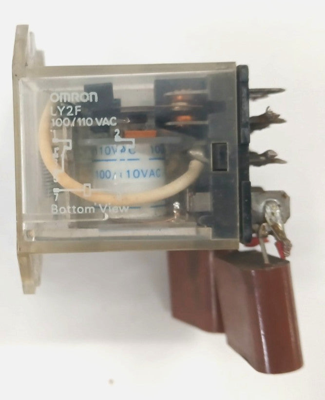 OMRON GENERAL PURPOSE RELAY LY2F AC 110/120 2 POLE SINGLE CONTACT