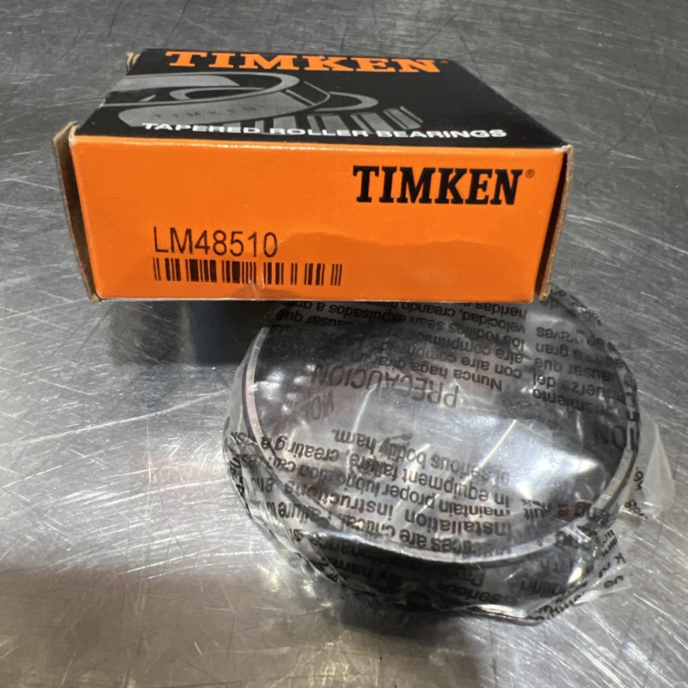 New old stock Timken LM48510 Tapered Bearing Cup 2.5625" X 0.5500"