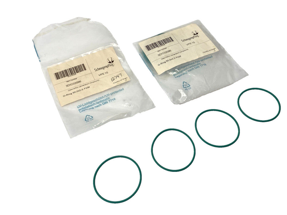 Scheugenpflug 3DIC02096 O-Ring 50mm X 2mm FKM LOT OF 14