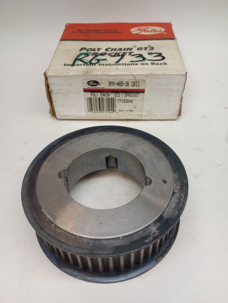 Gates 8MX-48S-36 2012 Polychain GT2 Sprocket 5410 Max RPM 77183048