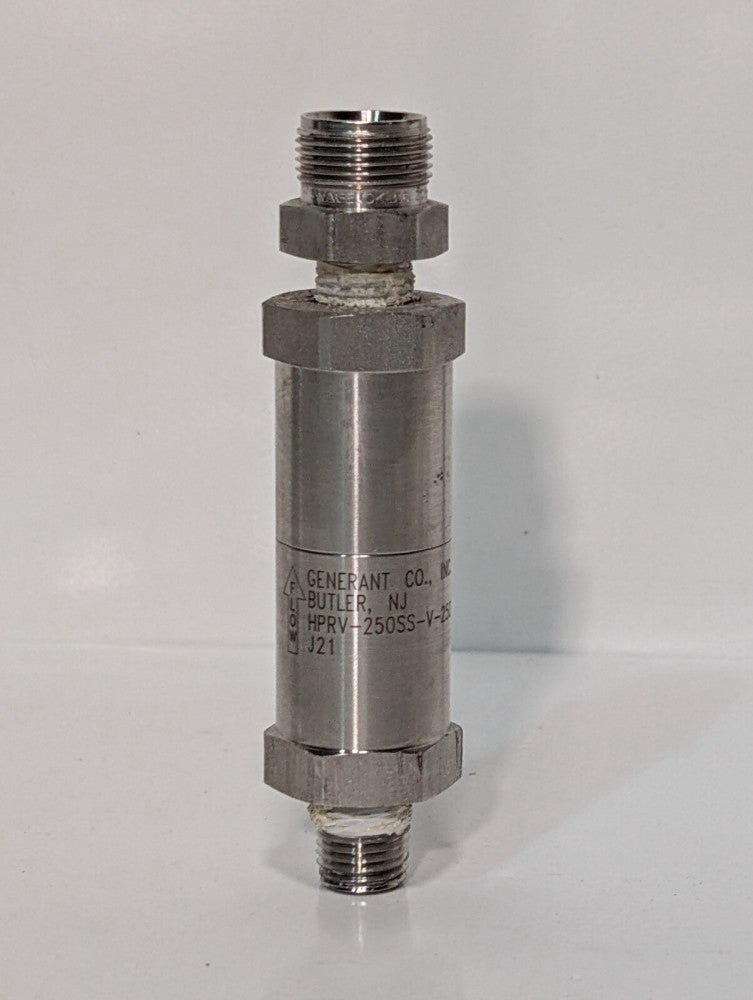 Generant HPRV-250SS-V-250 Relief Valve 250 psi J21