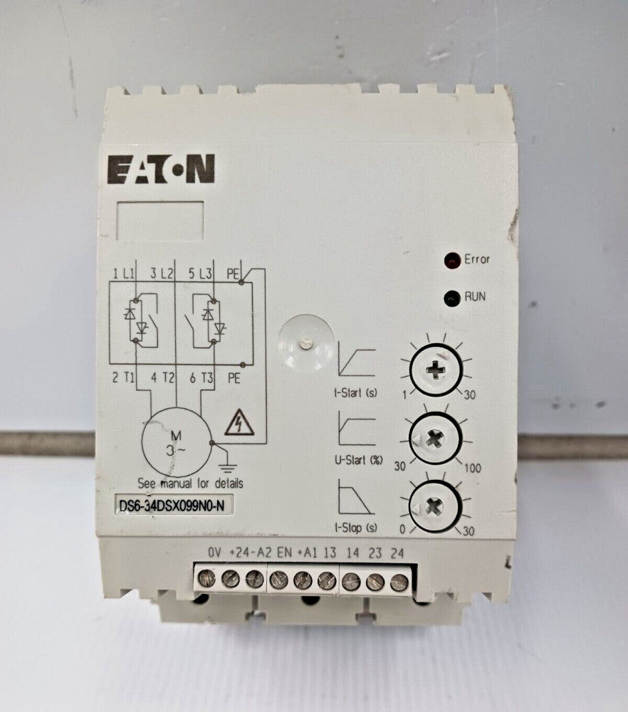 EATON 75 HP SOFT STARTER 200-460 VAC 3 PHASE DS6-34DSX099N0-N