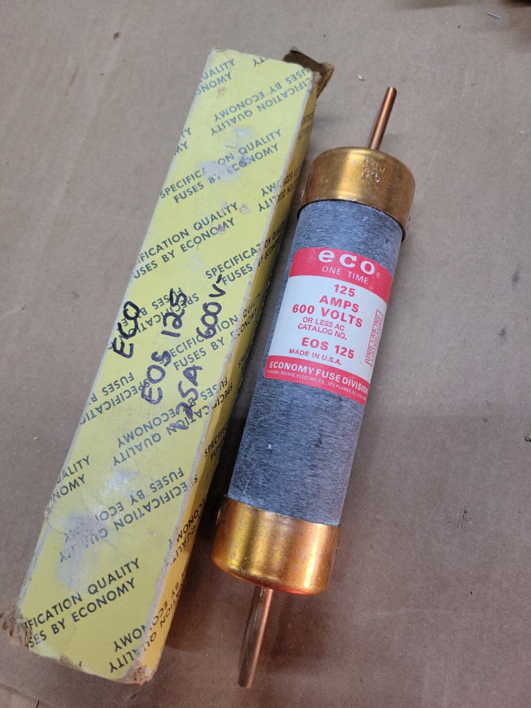 NEW ECONOMY EOS125 / EOS 125 ECO ONE TIME FUSE 125AMP 600VAC