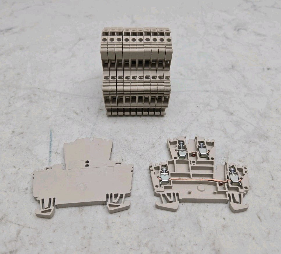 12 Pack Weidmüller 1021500000 WDK 2.5 Multi-Tier Modular Terminal Block Used