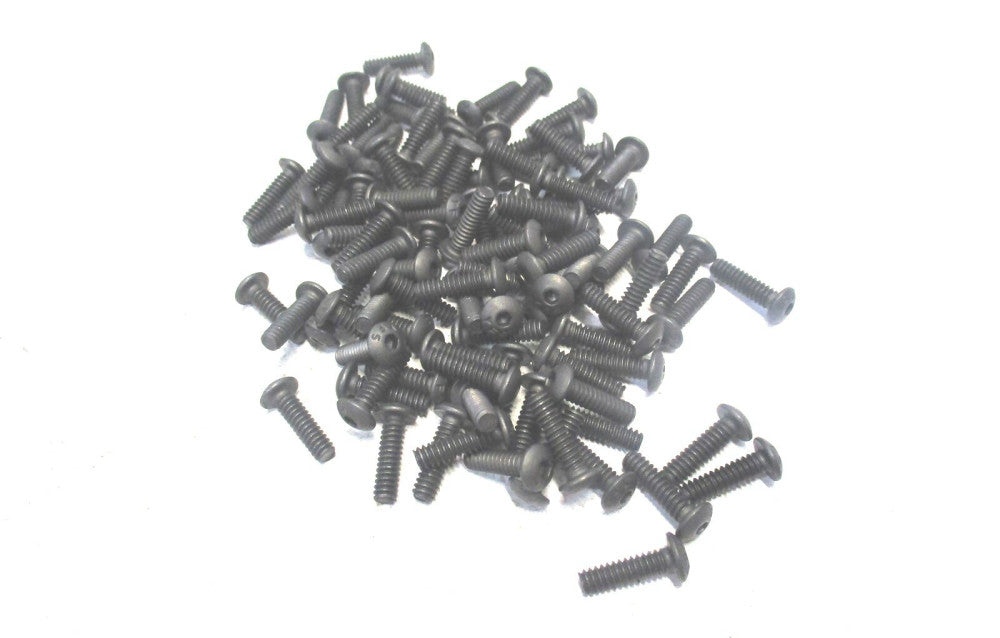 Brighton (201022) #6-32 UNC 1/2" OAL 5/64" Hex Button Cap Screw - Lot of 100