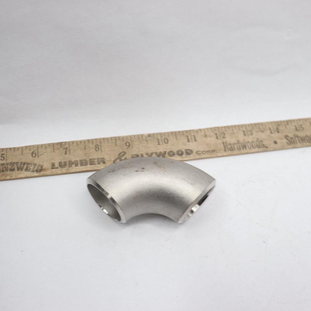 Butt Weld Pipe Fitting Stainless Steel Long Radius 90Â° Sch40 1-1/4"