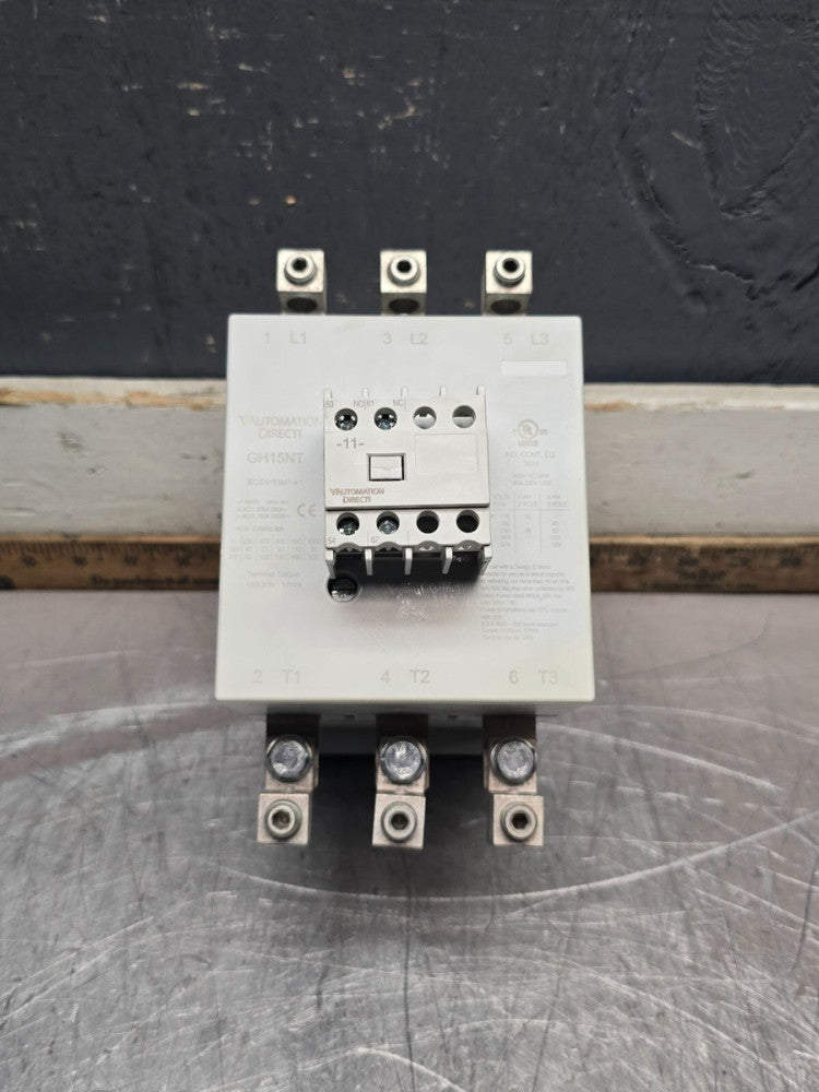 AUTOMATION DIRECT GH15NT 3P CONTACTOR 110/120V COIL,125HP@600V, NEW, MAKE OFFER!