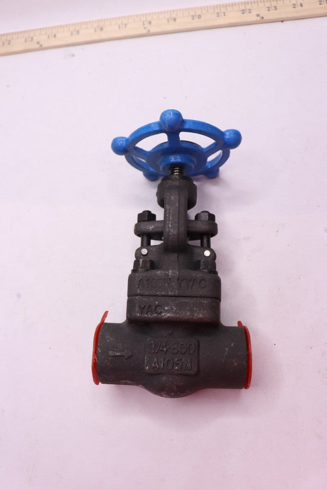 Sharpe Reduced Port Socket Weld Gate Valve Class 800 Stainless Steel 3/4"
