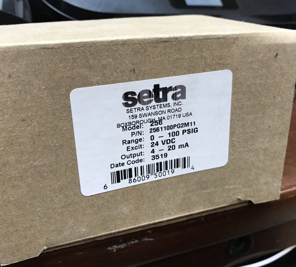 Setra 2561100PG2M11 Pressure Transducer 0-100 PSIG 