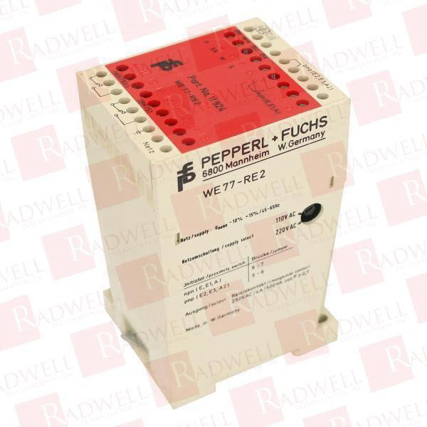 PEPPERL & FUCHS WE77-RE-2 / WE77RE2 (NEW IN BOX)